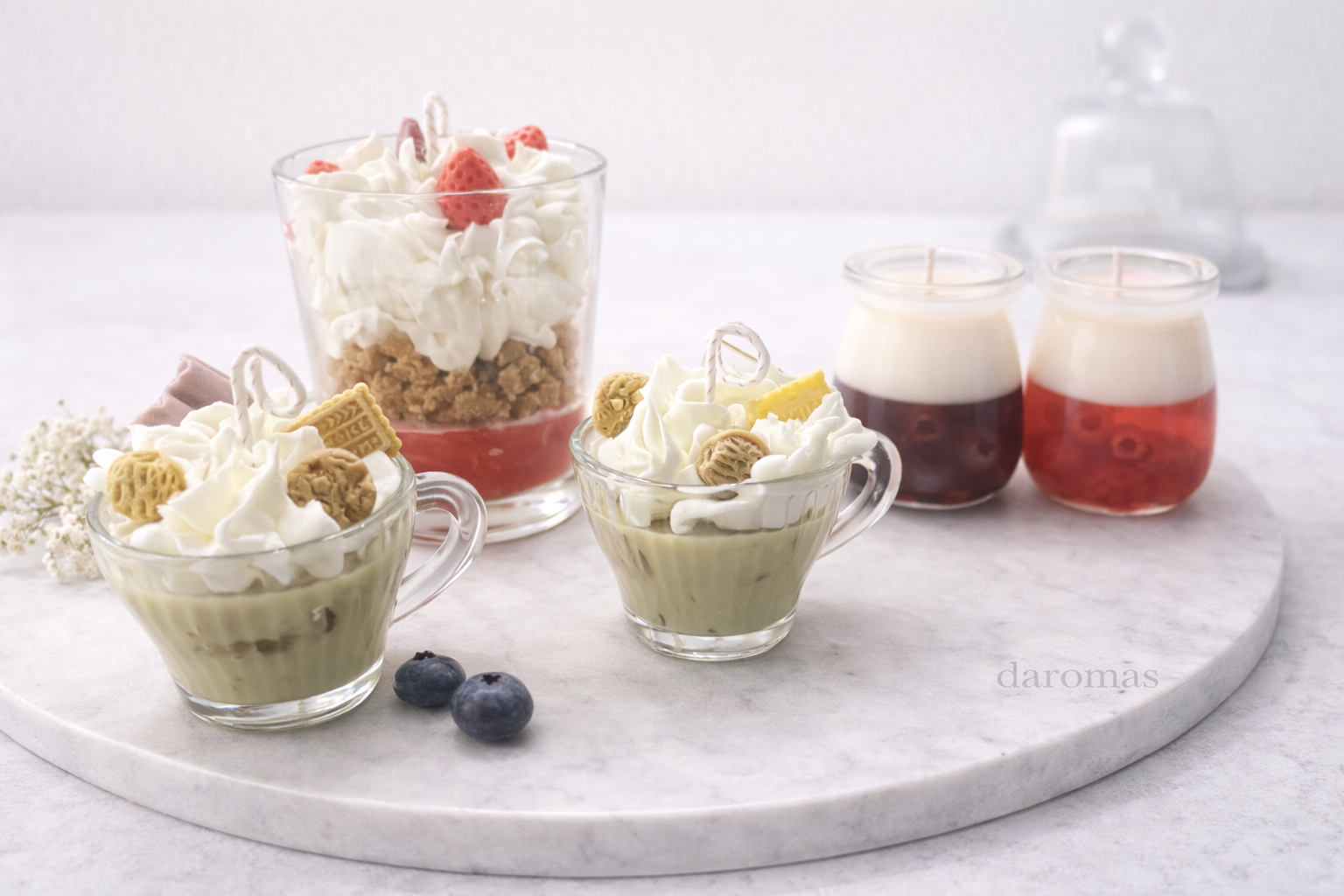 Velas decorativas gourmet