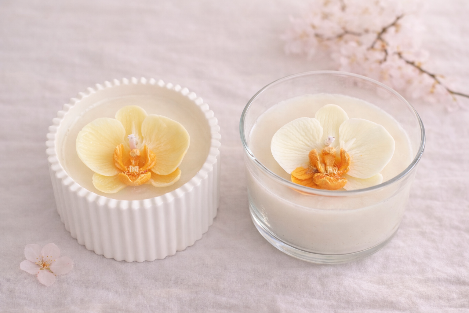 Vela Orquídea serena